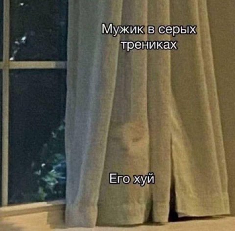 Мужик в серых трениках Его хуй