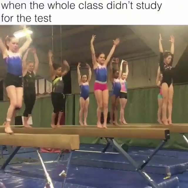 when the whole class didn't study