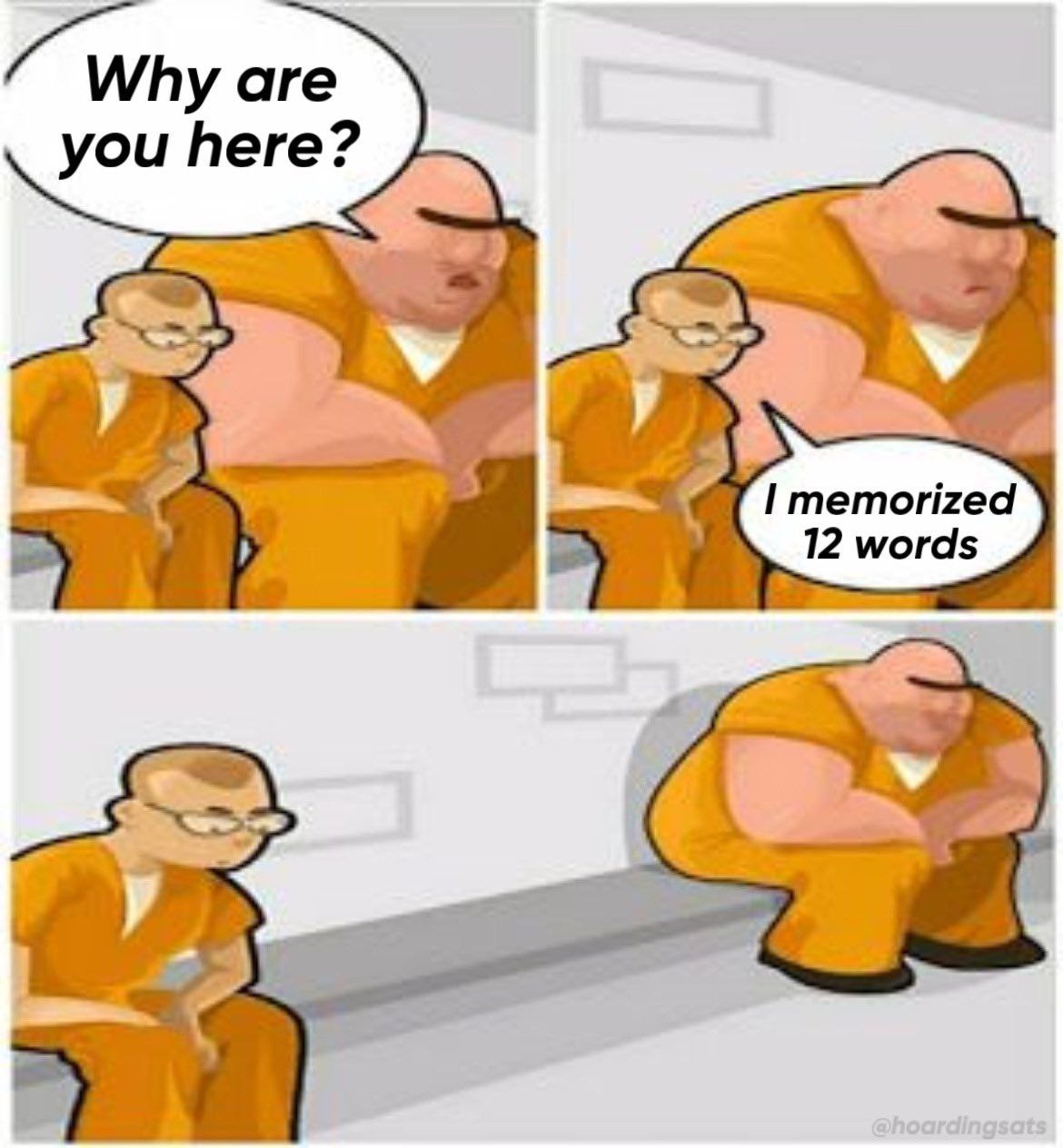 Why are you here? У у memorized 12 words