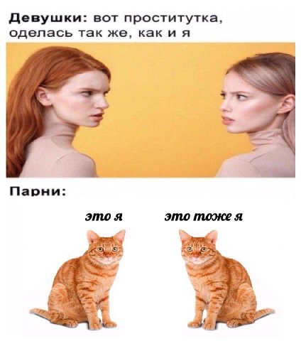 Девушки: вот проститутка, оделась так же, какия Парни: это я это тоже я