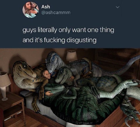 Ash @ashcammm guys literally only want one thing and it's fucking disgusting