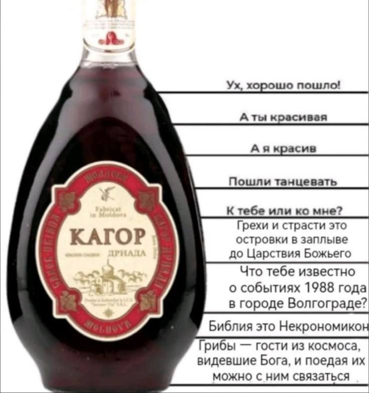 хорошю пошло! красивая А я красив Пошли танцевать К тебе или мне? Грехи и страсти это островки в заплыве до Царствия Божьего Что тебе известно о событиях 1988 года в городе Волгограде? Библия это Некр