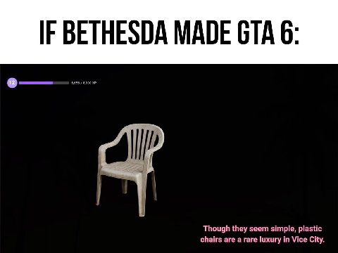 Though they seem simple, plastic chairs are a rare luxury in Vice City. VICE UNDER PRESSURE = > > \ Little Smoke. Go pick up the package from Boobie.