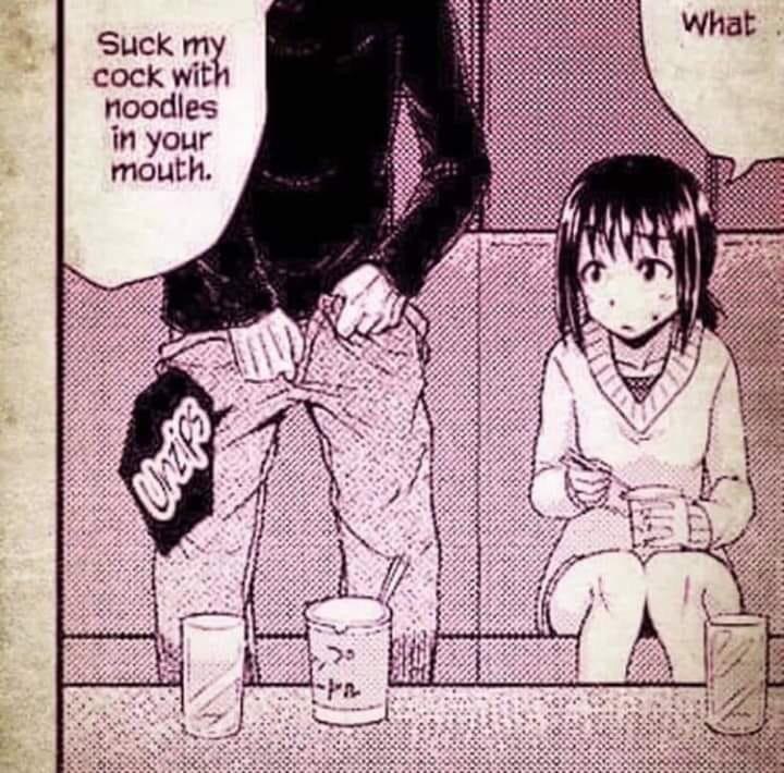 What Suck cock wit noodles in your mouth. A 74% Я 7 Я