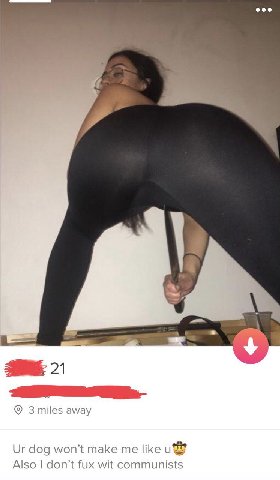 С 21 3 miles away dog won’t make me like и Also don’t fux wit communists