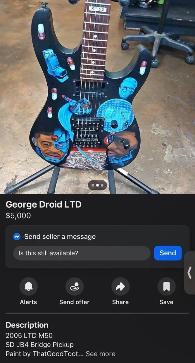 a у Me 22-1 George Droid LTD $5,000 Send seller а Is this still available? Send a a Alerts Send offer Share Save Description 2005 LTD Bridge Pickup Paint ThatGoodToot... more
