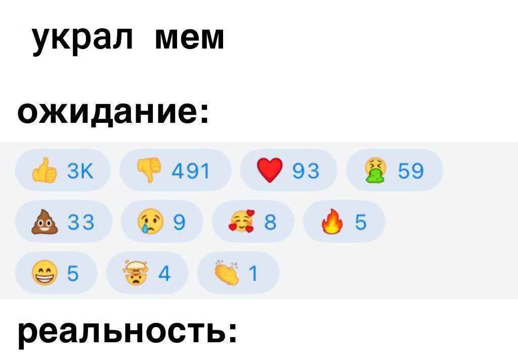 украл мем ожидание: 491 93 8 59 33 9 8 5 5 4 1 реальность:
