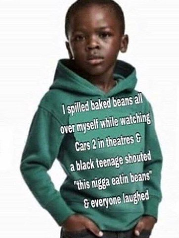 spilled all over Watching in a black teenabe shouted nigga heans everyone laughed