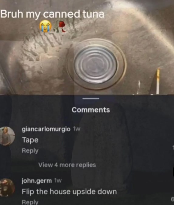 Comments giancarlomurgio Tape Reply View 4 more replies john.germ Flip the house upside down Reply