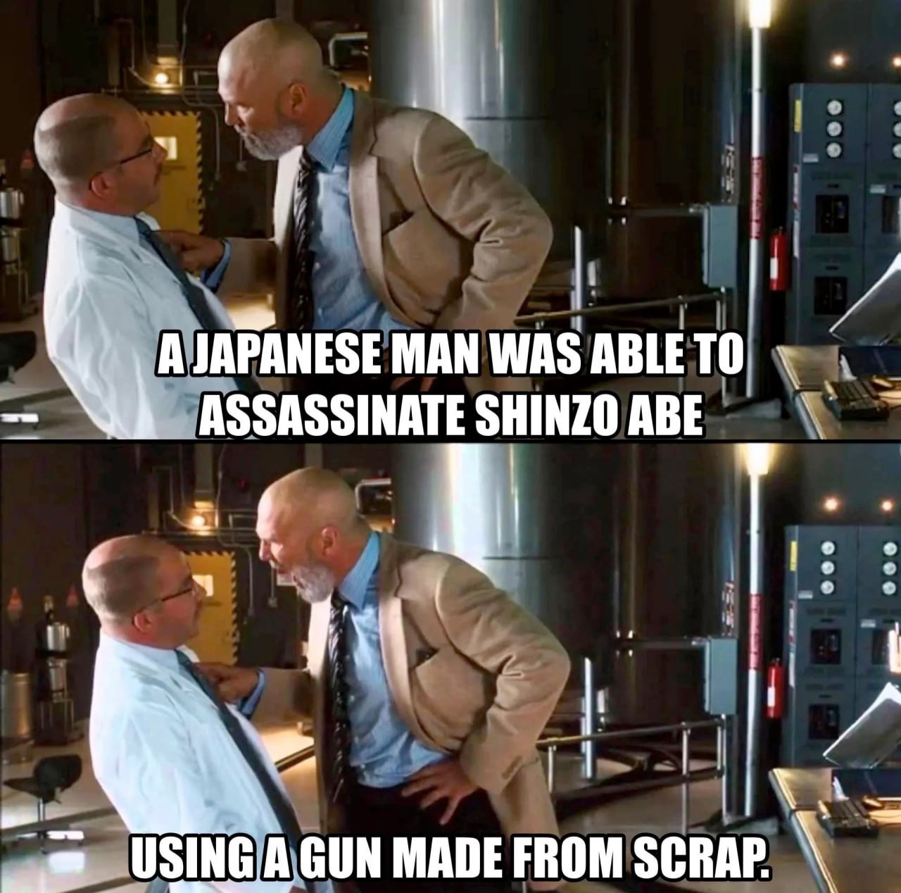 JAPANESE MAN WAS ASSASSINATE SHINZO ABE i! USING A GUN MADE FROM SCRAP