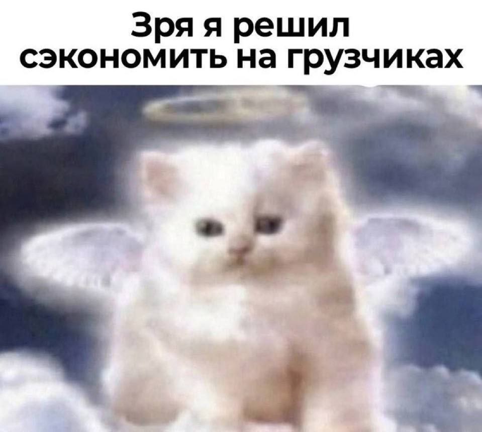 Зря я решил сэкономить на грузчиках a