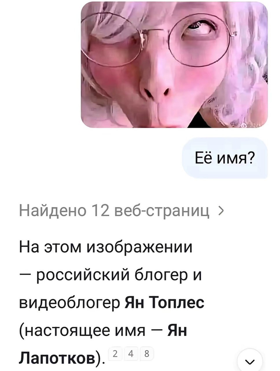 Её имя? Найдено 12 веб-страниц На этом изображении российский блогер и видеоблогер Топлес (настоящее имя Лапотков).