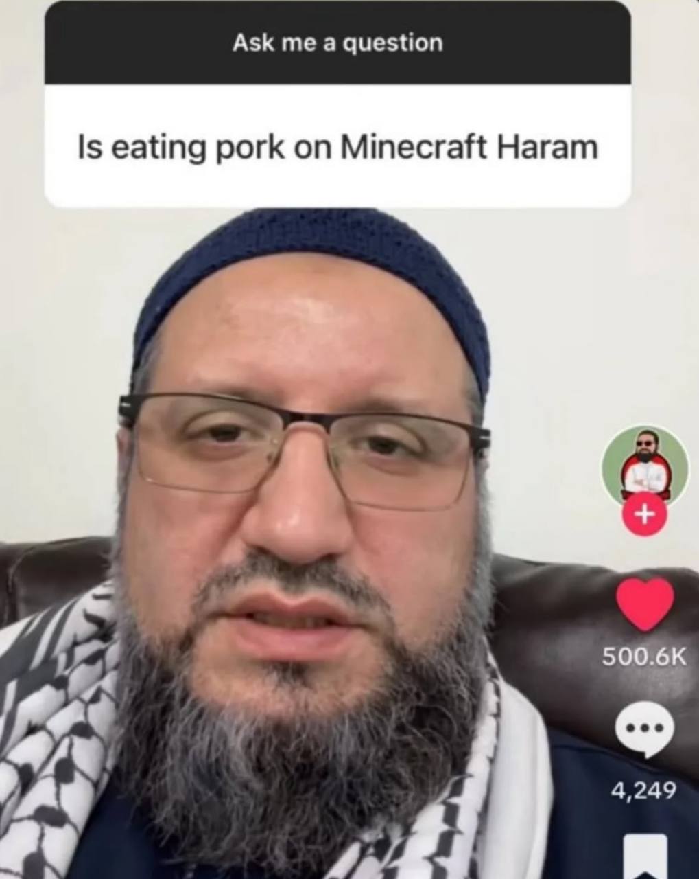 Is eating pork on Minecraft Haram (2 Я 4,249