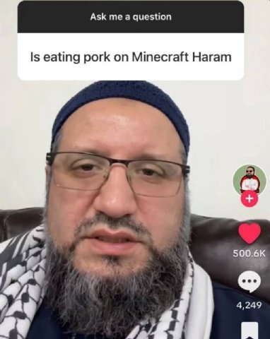 Is eating pork on Minecraft Haram (2 Я 4,249