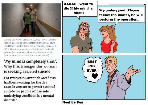 ААААН 1 want to i~ 7 die My mind is We understand. Please shot a follow the doctor, he will в perform the operation. BARRIE ONTARIO: FEBRUARY 9, 2023—MAID—Sharon (LEFT) and her daughter Savannah Meado