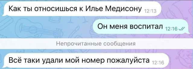 Непрочитанные сообщения