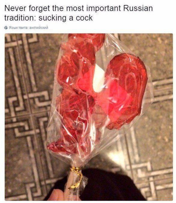 Never forget the most important Russian tradition: sucking a cock Языктвита: антийский