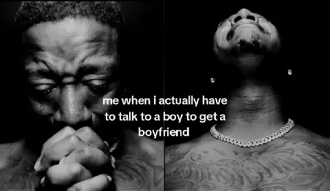 me when i actually have to talk to a boy to geta boyfriend