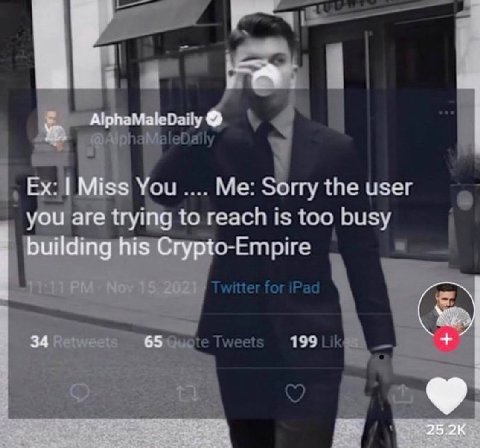 AlphaMaleDaily Miss You Me: Sorry the user you are trying to reach is too busy building his Crypto-Empire 34 65 199 В
