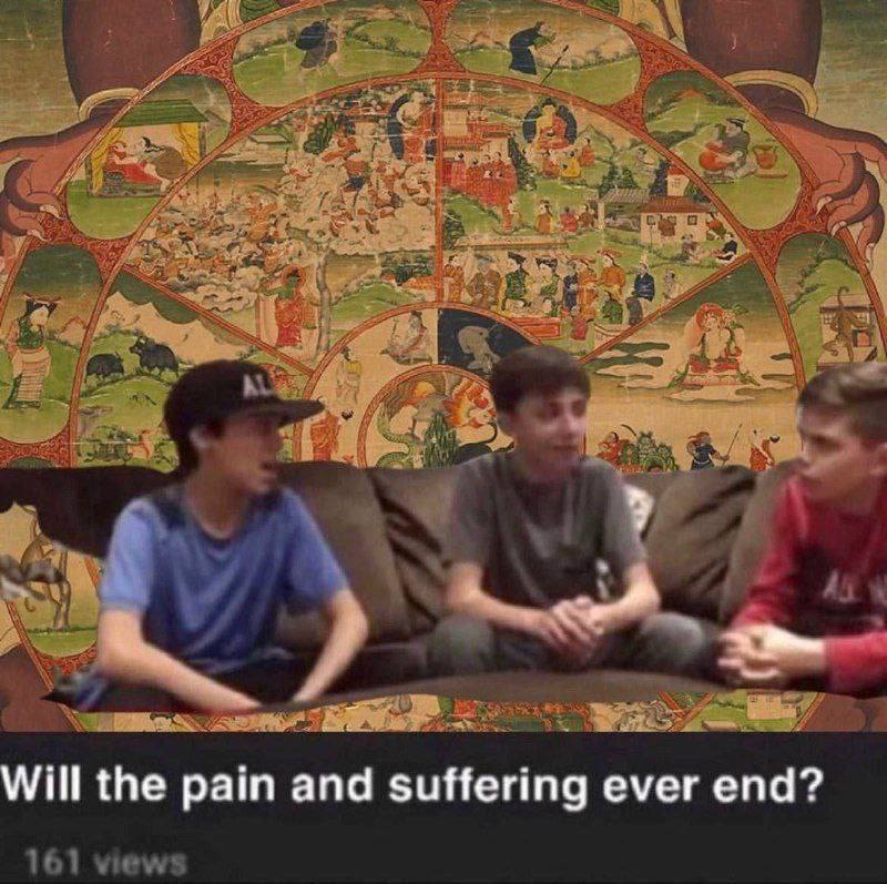 Will the рат and suffering ever end?