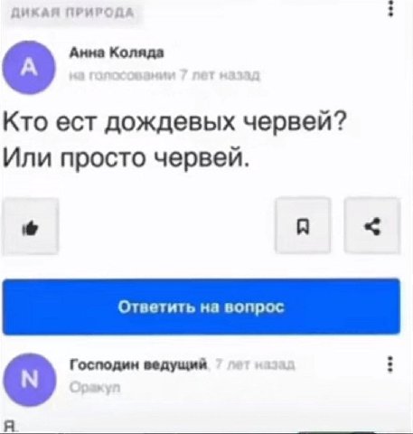 Анна Коляда Кто ест дождевых червей? Или просто червей. A Господин ведущий я