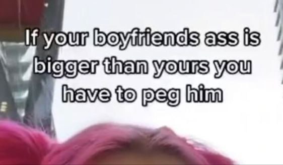 _If your ass is than you have to peg hin