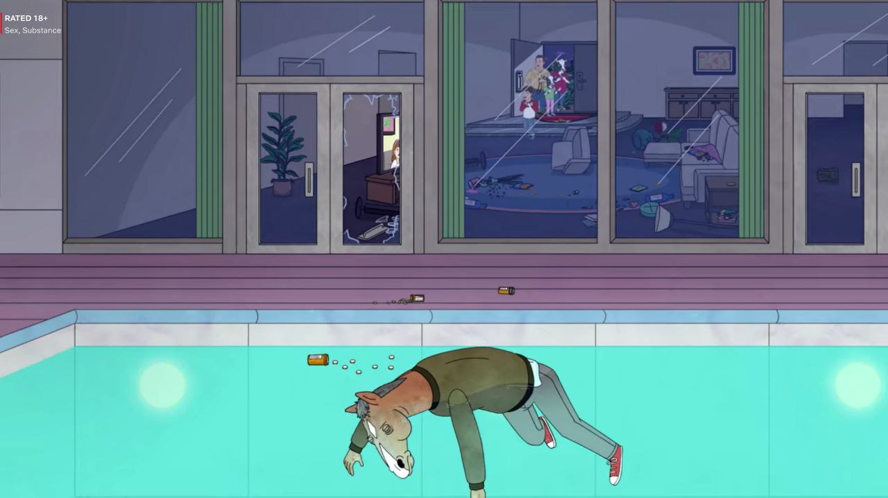 Normal drowning but a horse guy