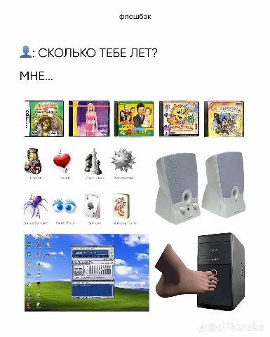 флешбэк СКОЛЬКО TEBE ЛЕТ? МНЕ... 2% Place