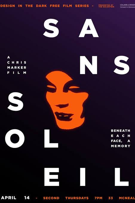 А CHRIS MARKER ВЕМЕАТН ЕАСН FACE, А МЕМОВУ APRIL 14