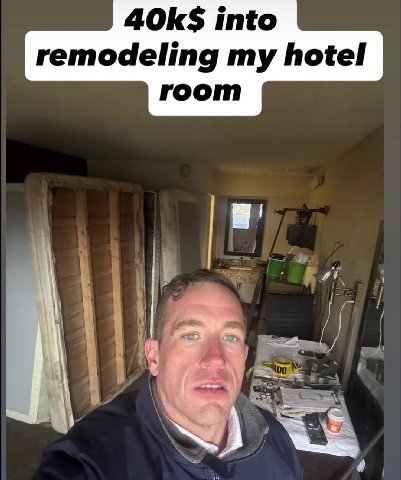 into remodeling my hotel room