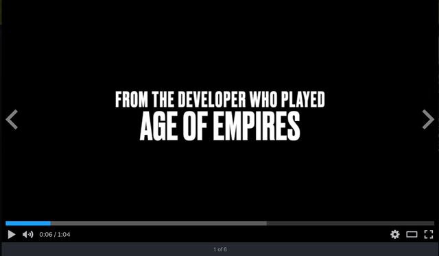 FROM THE DEVELOPER WHO PLAYED AGE OF EMPIRES