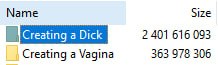 Мате Size 2 401 616 093 creating Dick Creating a Vagina 363 978 306