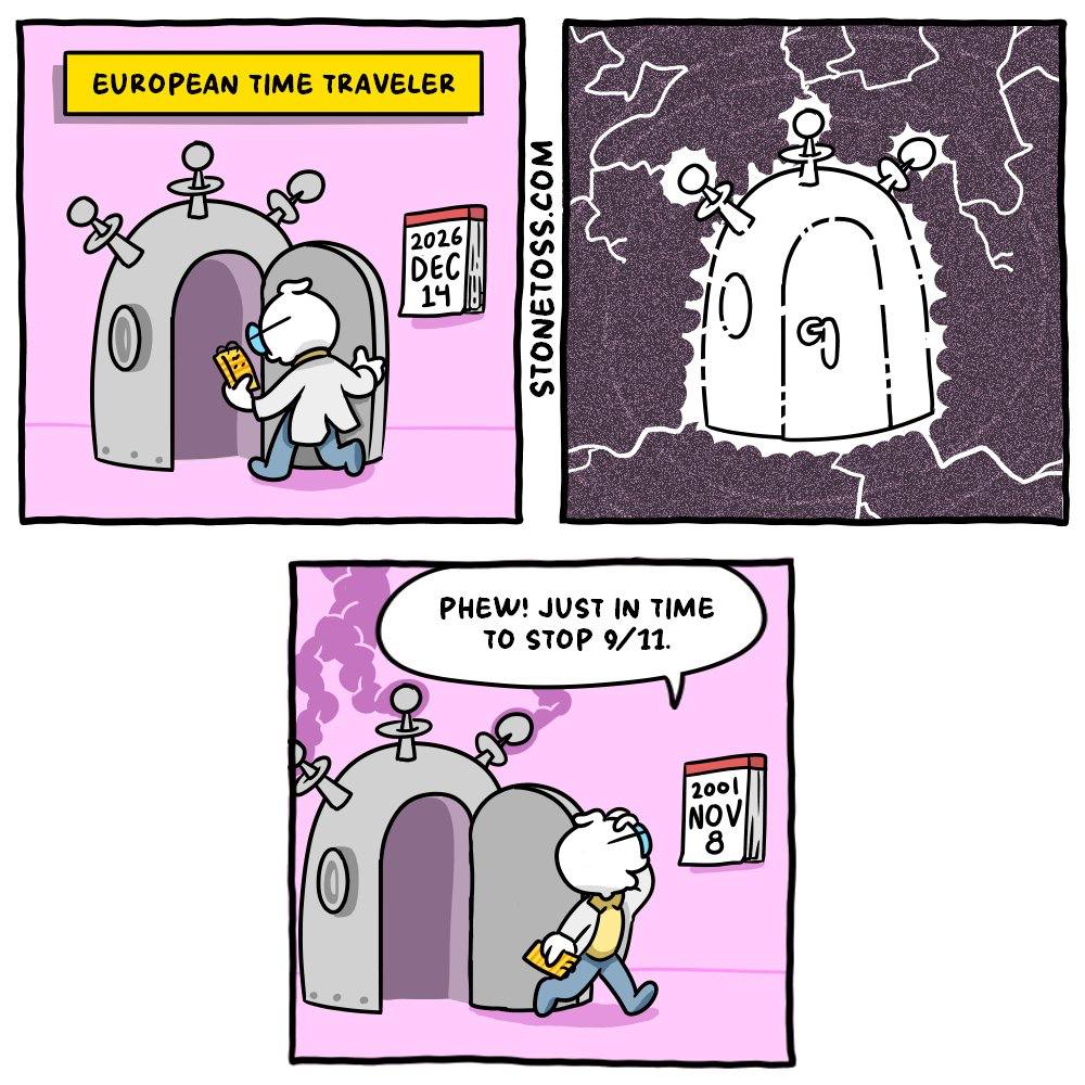 PHEW! JUST IN TIME TO STOP 9/11. 2001 NOV