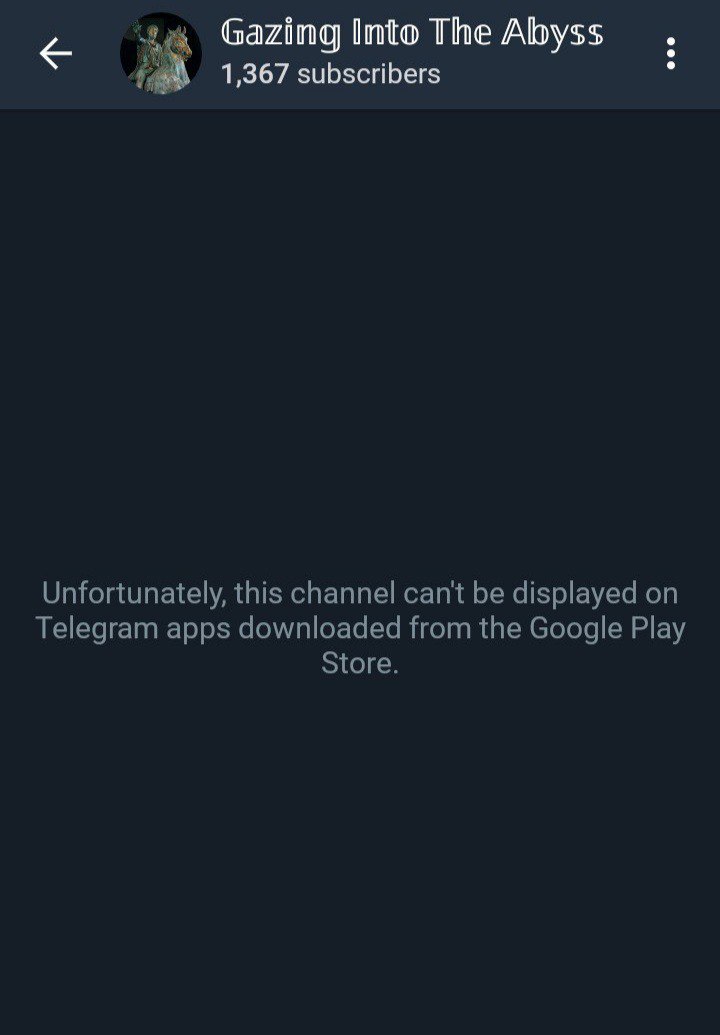 Day 416 - Google ban wave still going

@NoTariffs
@GazingIntoTheAbyss