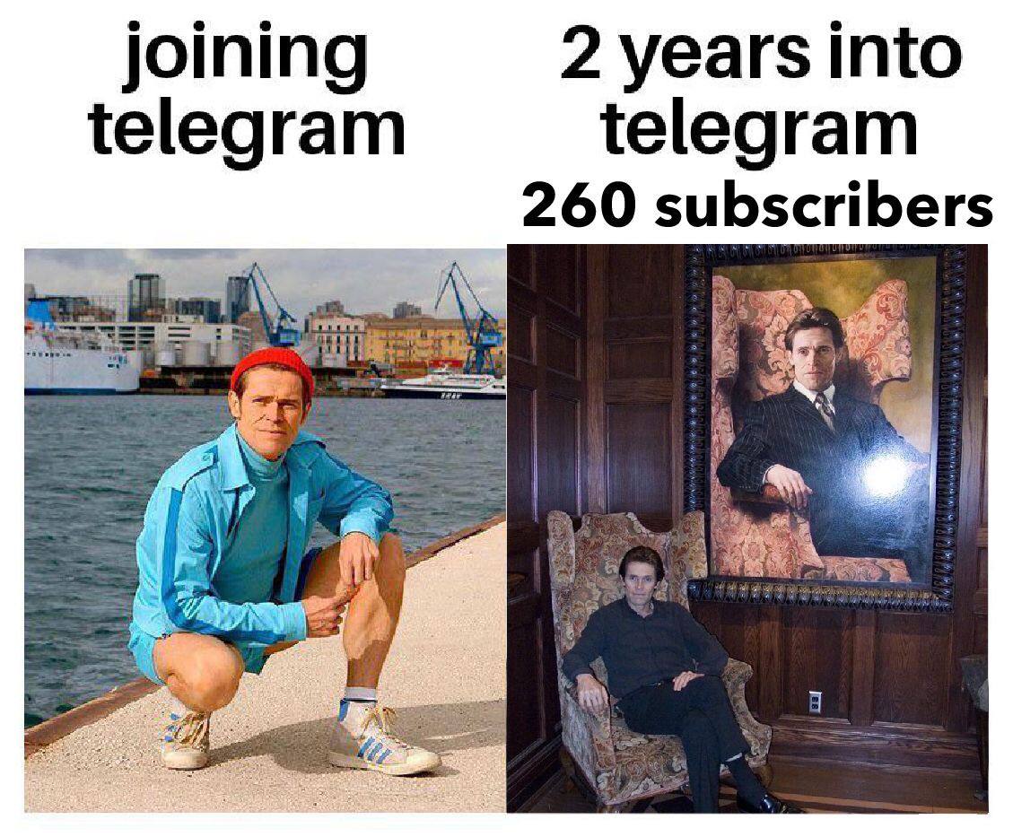 joining 2 years into telegram telegram 260 subscribers