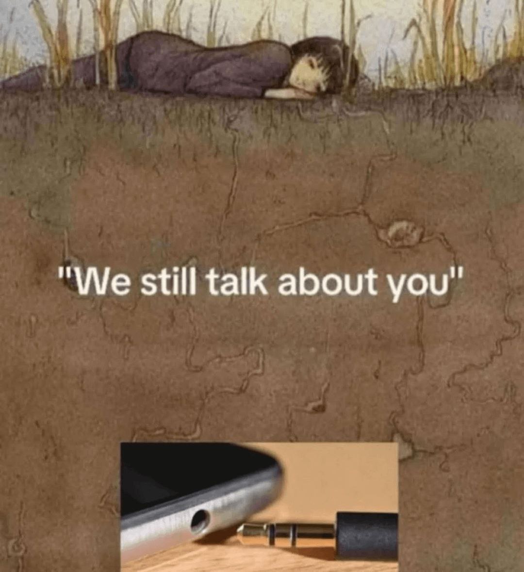 у "We still talk about you"