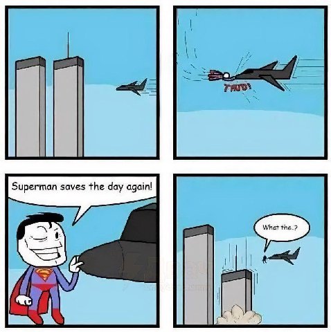 Superman saves the day again!