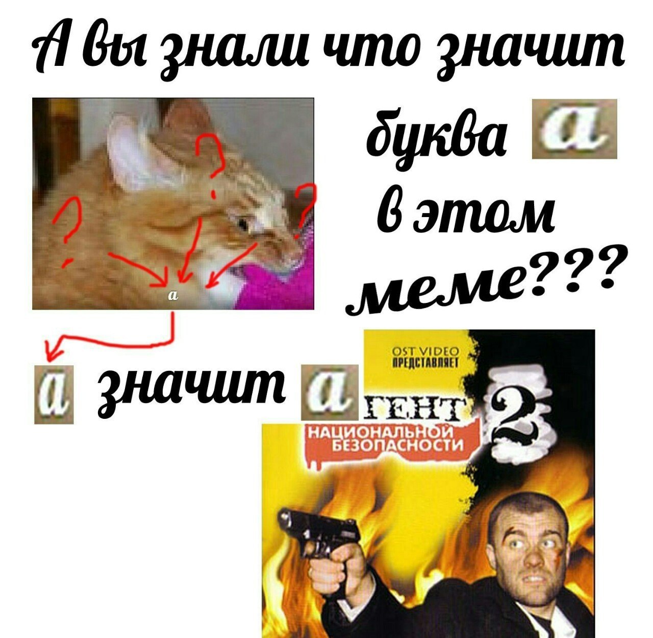 вы знали что эначит буква бэтом о значит ОНАЛЬ