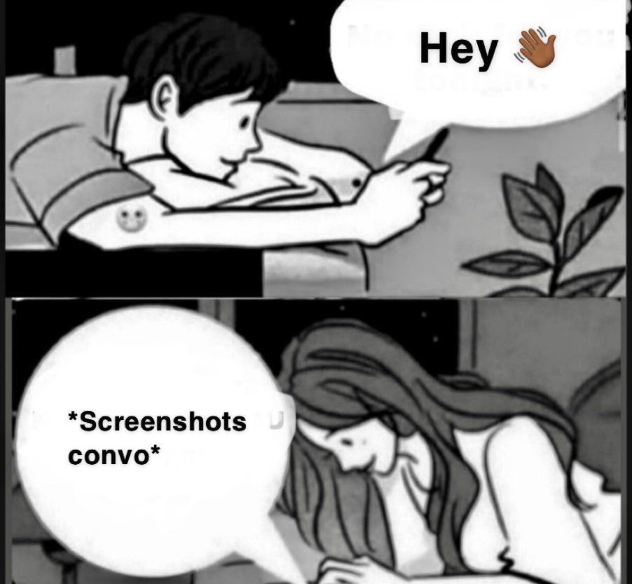 Hey *Screenshots convo*