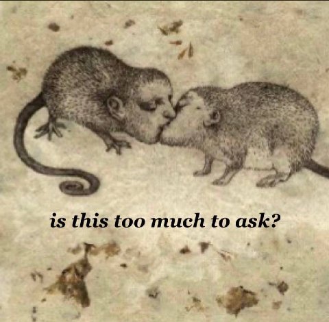 a is this too much to ask? a
