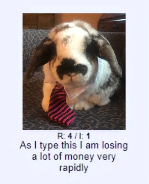 1 As type this losing a lot of money very rapidly