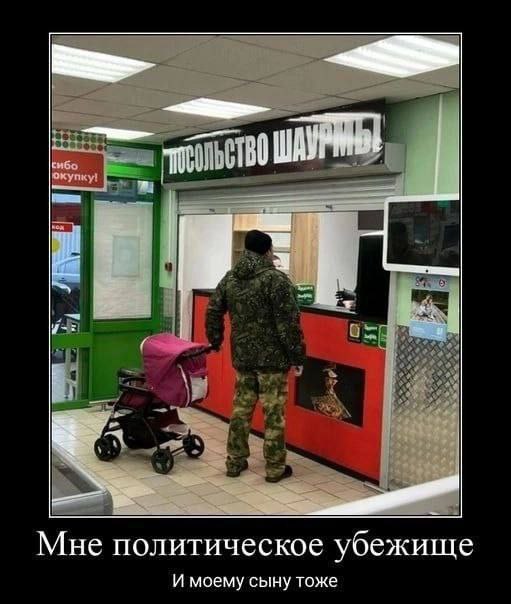 Мне политическое убежище И моему сыну тоже