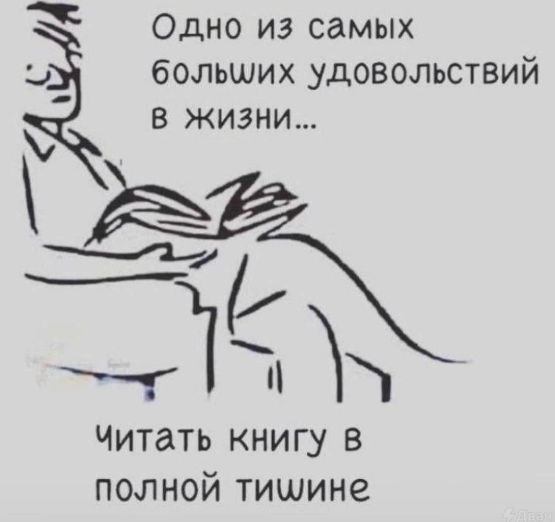 О дно из самых больших удовольствий В ЖИЗНИ... Читать книгу в полной тишине