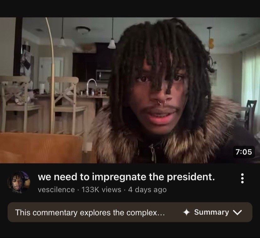 7:05 we need to impregnate the president. This commentary explores the complex... Summary