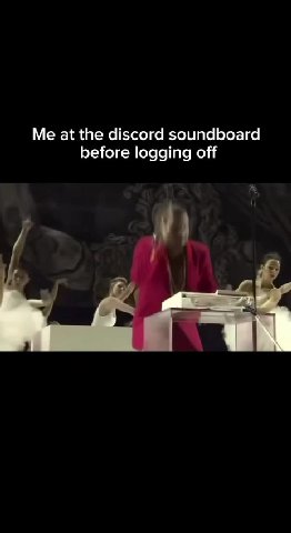Ме at the discord soundboard before logging off