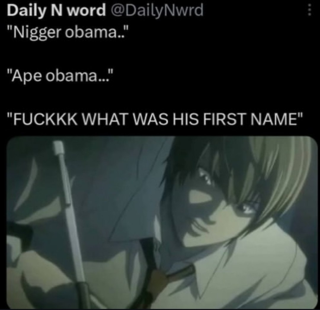 Daily word "Nigger ората.." "Ape obama..." "РОСККК WHAT WAS HIS FIRST