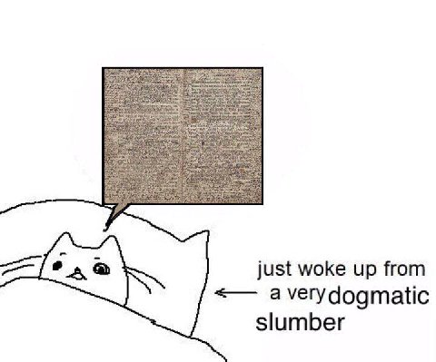 just woke up Нот averydogmatic slumber