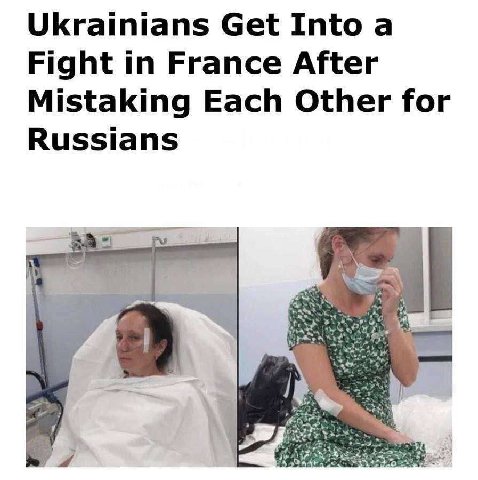Ukrainians Get Into а Fight in France After Mistaking Each Other for Russians у“ A