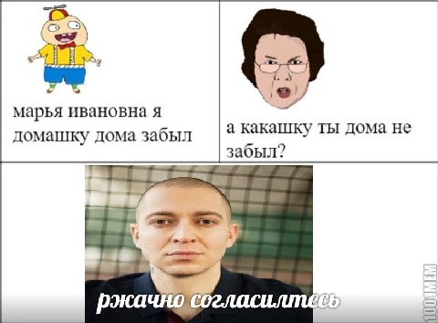 марья ивановна я домашку дома забыл а какашку ты дома не забыл? 5. 6 ржа