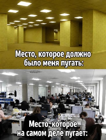 Место, которое должно было меня пугать a Место которое: 4 a на самом деле пугает